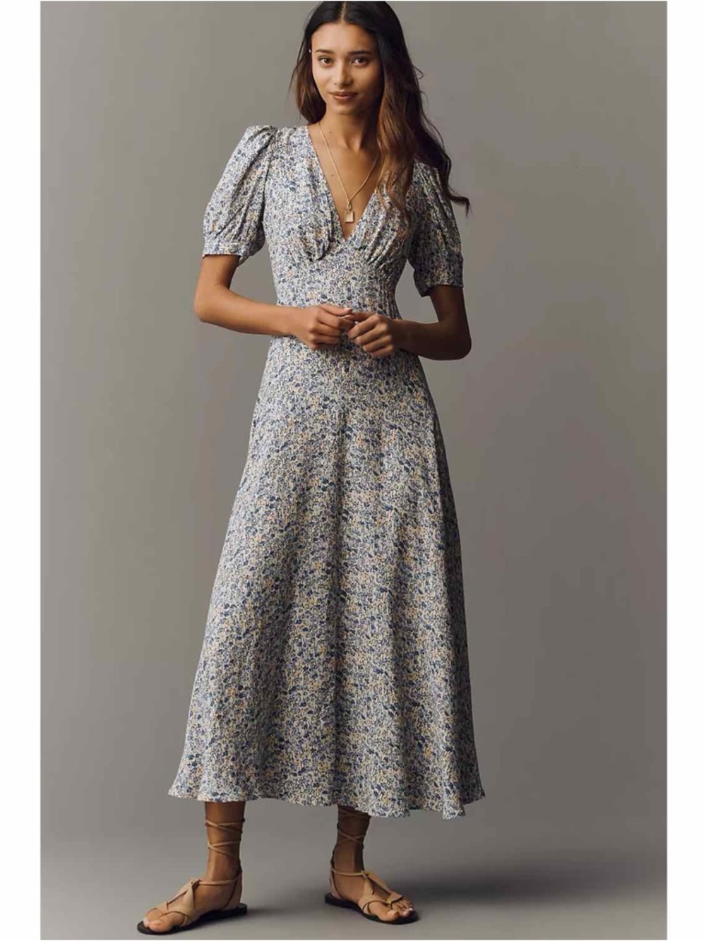 NWT Reformation Niara Midi Dress in Dara Size 2